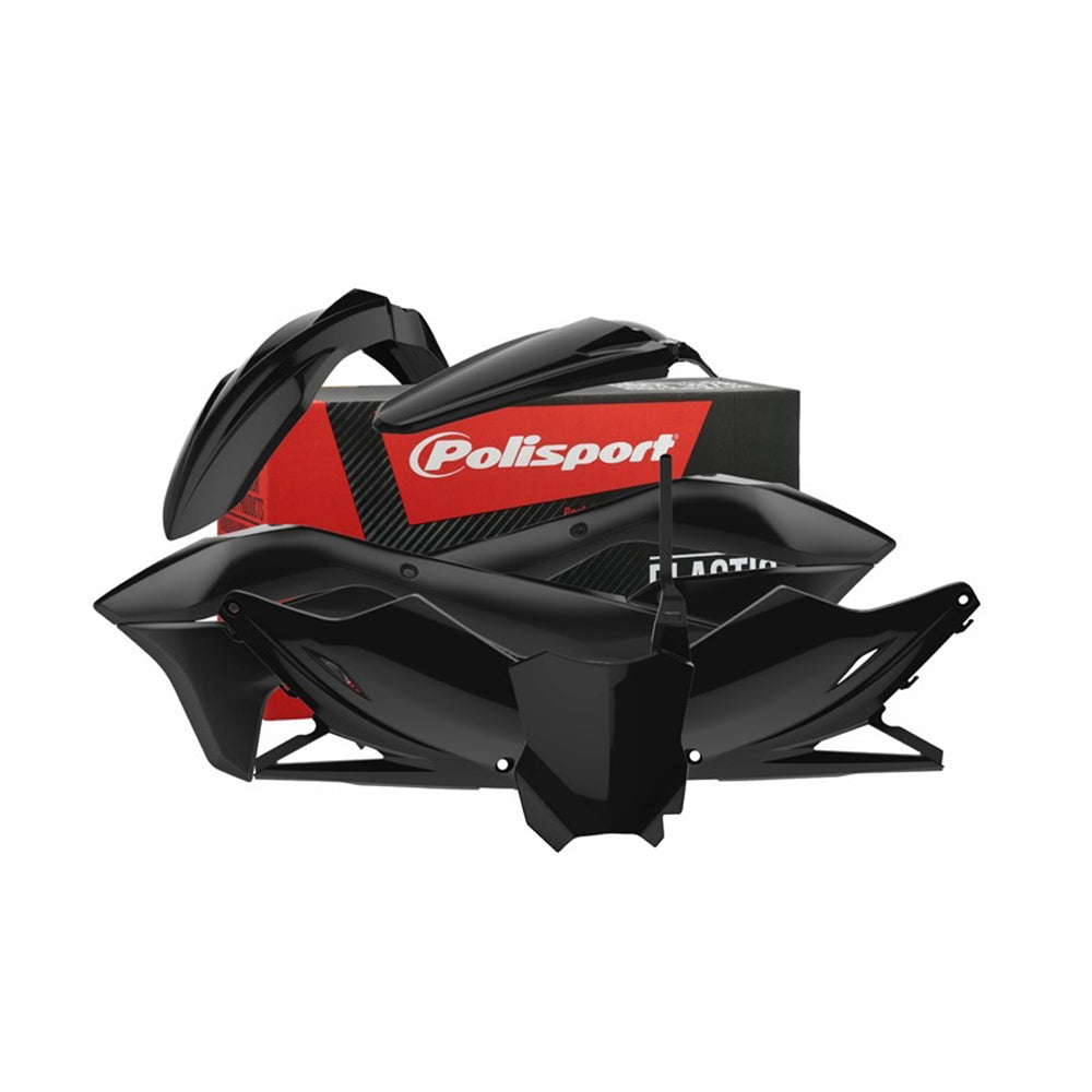 Polisport Plastics Box Kit For Kawasaki KX 450F Black 2016-2018